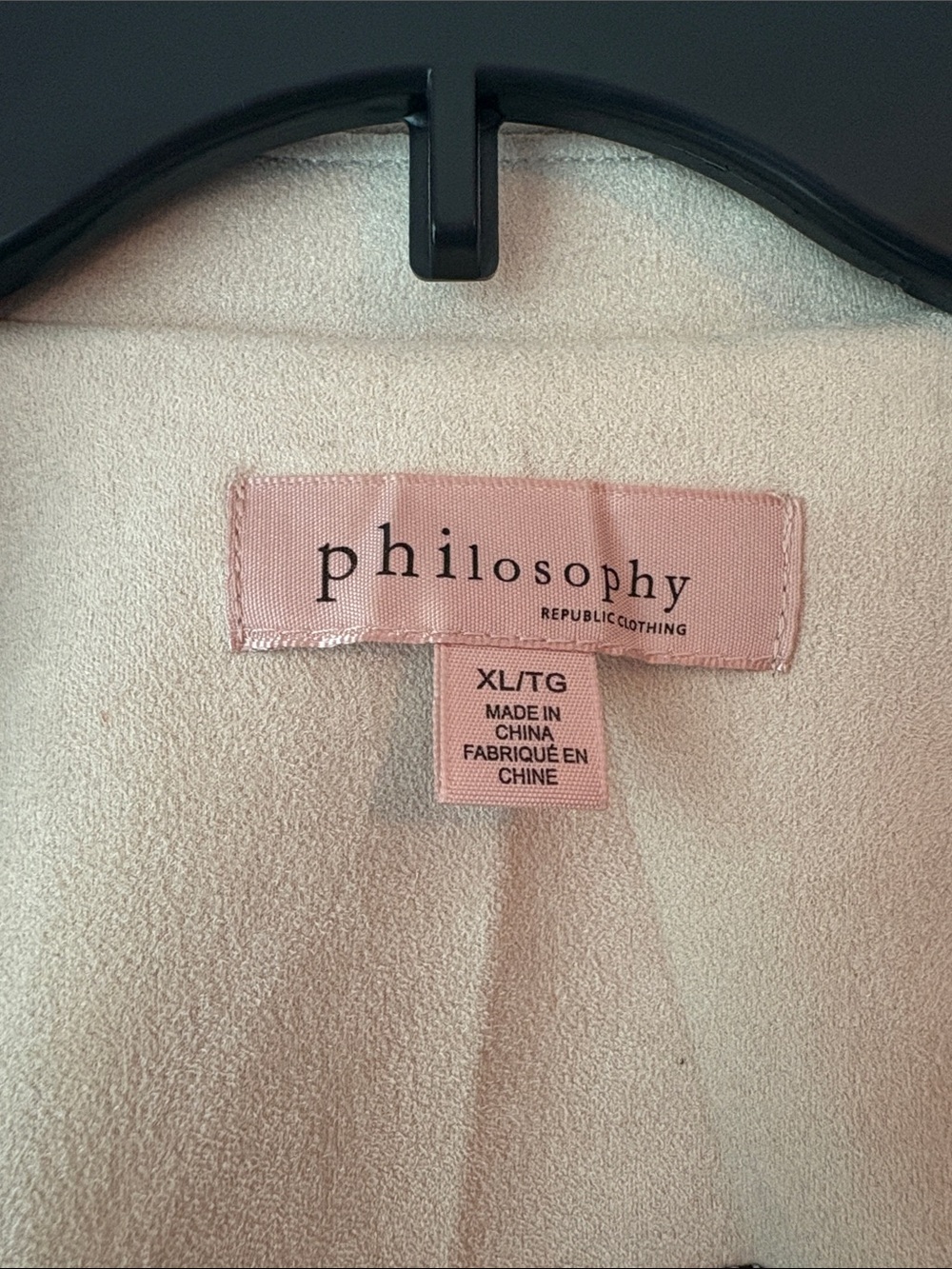 Philosophy Republic Clothing Faux Suede Moto Jacket XL - Picture 3 of 10